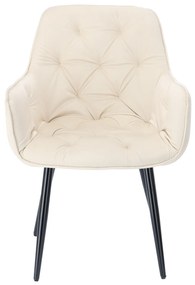 GARDEN LINE Zamatové kreslo GardenLine Farba: bežová