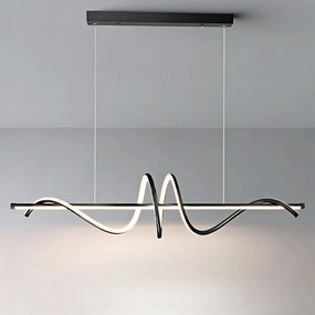 Toolight Toolight, LED stropné svietidlo 120cm, 50W, 3000K, LHJ023-CP, čierna matná, OSW-50011