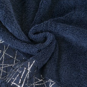 BAVLNENÝ UTERÁK NIKA 50X90 CM TMAVOMODRÁ