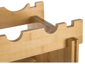 G21 Bambusový stojan na víno, 72 fliaš