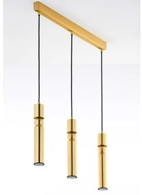 Jupiter 2010 - Luster na lanku ALAS 3xGU10/10W/230V zlatá