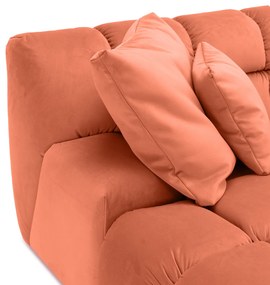 Rohový gauč TOSCANA MINI - MAGIC VELVET- 2242,Pravý roh