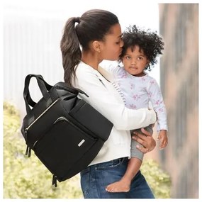 Skip Hop - Přebalovací batoh MAINFRAME na kočík, čierny