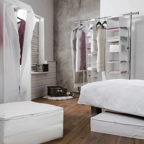 Biely obal na šaty Compactor Milky
