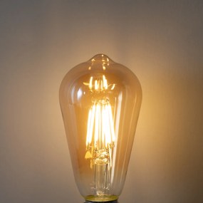 Sada 5 stmievateľných LED žiaroviek E27 ST64 zlatá 5W 450 lm 2700K