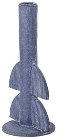 Modrý svietnik Bloomingville Bess, výška 22 cm