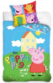 Detské obliečky Prasiatko Peppa Ja som Pepina 140x200/70x90 cm