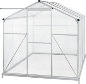 InternetovaZahrada Záhradný skleník 190 × 253 cm + základňa