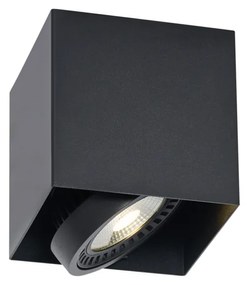 Moderné prisadené bodové svietidlo čierne vrátane LED stmievateľné - Dionysos