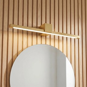 Toolight Toolight, LED kúpeľňové nástenné svietidlo 60cm, 12W, 1500lm, SWE044-1W, zlatá lesklá, OSW-20144