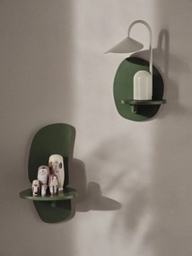 Ferm Living Nástenná polica Pilu Verdant Green Small
