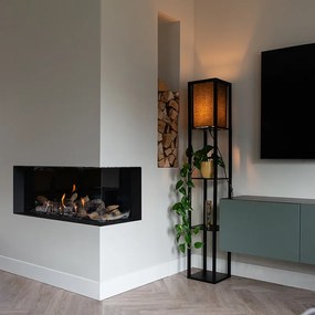 Moderná stojaca lampa čierna - Stojan