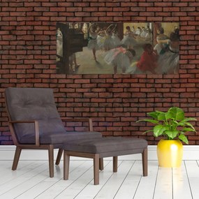 Obraz - Edgar Degas, The Dance Class, reprodukcia (120x50 cm)
