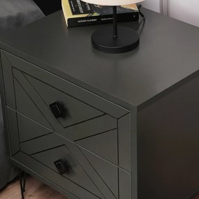 Nočný stolík Luna Anthracite