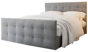 Čalúnená posteľ boxspring NAOMI - cosmic 14 / 160x200 / bez vrchného matraca