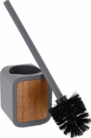 WC kefa Tempesti, sivá/s drevenými prvkami