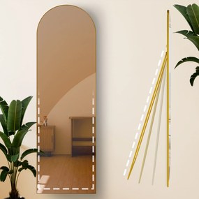 Zrkadlo Moline 160x50 cm - zlaté lesklé