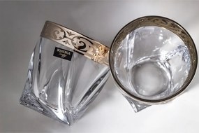 BOHEMIA PRESTIGE QUADRO BAROKO PLATINUM WHISKY SADA 1+6 KS