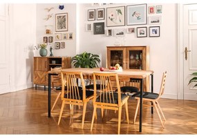 Jedálenský stôl z dubového dreva 90x200 cm Abies - The Beds