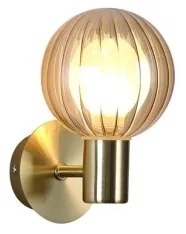 Searchlight 30506GO - Nástenné svietidlo LUMINSPHERE 1xG9/7W/230V mosadz