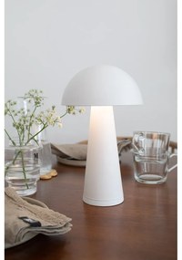 Biela LED stolová lampa (výška 26,5 cm) Fungi – Markslöjd