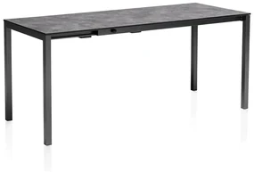 HPL rozťahovací stôl  antracit 140/210x70 cm