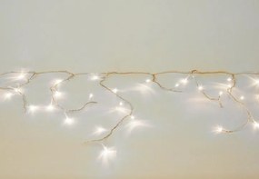 Vianočný svetelný dážď - 7,8 m, 400 LED, teple biely