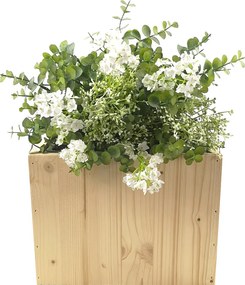 AMADEA Drevený obal na kvetináč, 27x27x20 cm Český výrobok