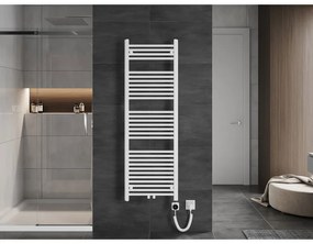 Mexen Mars, elektrické vykurovacie teleso 1500 x 500 mm, 600 W, biela, W110-1500-500-6600-20