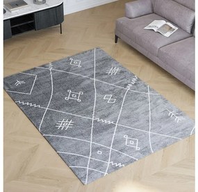 Signs koberec sivý 170x240 cm