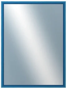 DANTIK - Zrkadlo v rámu, rozmer s rámom 60x80 cm z lišty BOX modrá morená (1753)