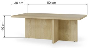 Konferenční stolek Jose 110 cm dub Cremona Torro
