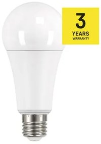 EMOS LED žiarovka CLASSIC E27, A67, 19W, 2452lm, 4000K, denná biela, biela