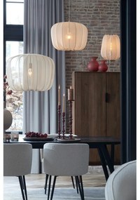 Krémová stolová lampa (výška 60 cm) Plumeria - Light &amp; Living