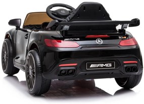 Detské elektrické autíčko na diaľkové ovládanie BestBerg BBCC-50B - Mercedes-Benz AMG GT R / od 3 rokov / nosnosť 25 kg / čierna