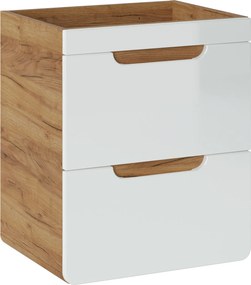 Comad Kúpeľňová skrinka pod umývadlo Aruba White 50 dub craft/biela