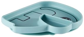 Prísavný protišmykový tanier elphee - modrý MUZZA