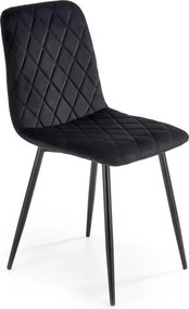 Jedálna stolička ORIS, 1 ks, čierna