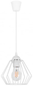 Loft jednoduchá kovová závesná lampa Edison