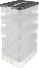 KRUZZEL Box na stavebnicu s 5 úrovňami - organizér na hračky - Kruzzel