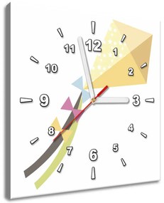 Gario Obraz s hodinami Šarkan Veľkosť: 30 x 30 cm