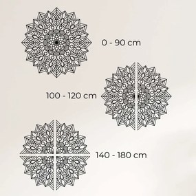 Dizajnová drevená dekorácia  kvetinový ornament | SENTOP HDF0319-A