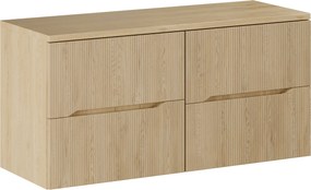 Comad Kúpeľňová skrinka pod doskové umývadlo set Nordic Cremona 120 dub cremona