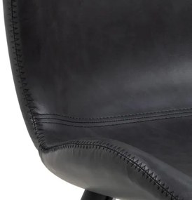 BATILDA BLACK stolička Čierna