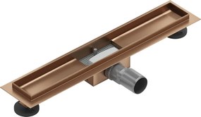 Mexen Flat korpus pre lištový odtok 60 cm, brúsená meď - 1C15060