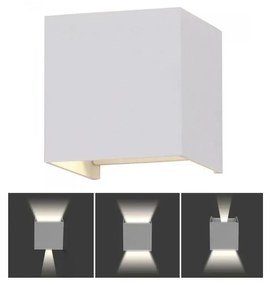 LED Vonkajšie nástenné svietidlo LED/5W/230V 3000K IP65 biela