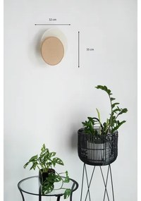 Brilagi - Nástenné svietidlo CIRCLES 1xE27/15W/230V 35x32 cm béžová/krémová