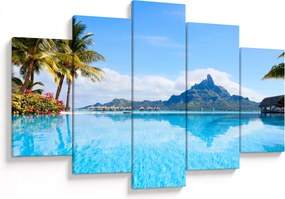 Obraz - Bora-Bora, Francúzska Polynézia (150x105 cm)