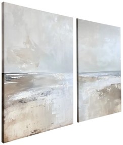 Obrazy s ručne maľovanými prvkami v súprave 2 ks 50x70 cm Breeze – Styler