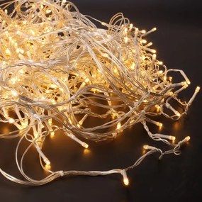 Solight 1V401-WW-LED Vonkajší vianočný záves 360xLED/8 funkcií 15m IP44 teplá biela